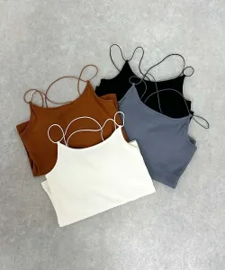 Майка с мягкими бретелями Archives, цвет Orange