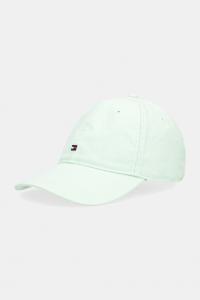 Хлопковая кепка с козырьком Tommy Hilfiger, зеленый