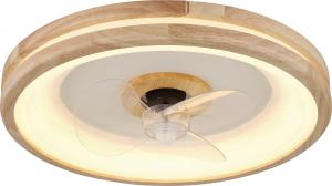 Новый светодиодный потолочный светильник с регулировкой яркости, степень защиты IP20 Novel, белый/темно-коричневый