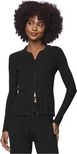 Свитер Splendid Women's Georgie Two Zip Sweater, Black