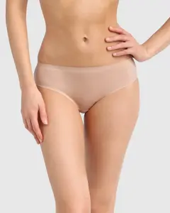 Классические невидимые бесшовные трусы Dim, натуральный