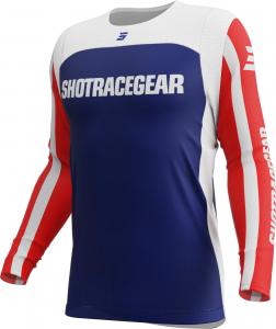 Мотокроссовая майка Shot contact mythic, Blue/Red