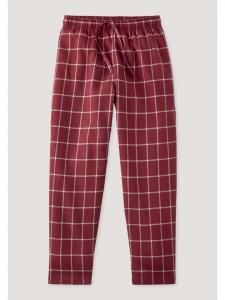 Hessnatur Фланелевые пижамные штаны огненно-красного цвета