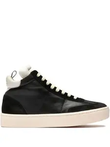 Кожаные кроссовки Officine Creative, черный