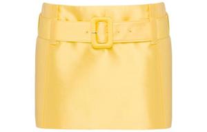 Юбка повседневная женская желтая Prada