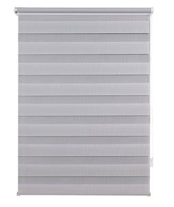 Двойная рулонная штора Ondeco Klemmfix Just, серый - 90 х 160 см