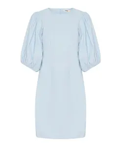 Элегантное платье Dolore с пышными рукавами. Soaked In Luxury, синий