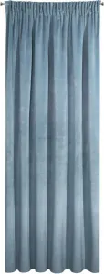 Штора Eurofirany VILLA синяя 140X270, собранная лента