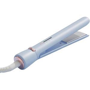 Мини-утюжок для волос, двойного назначения для прямых и вьющихся волос 103 ZHIYILIANGPIN, светло-голубой