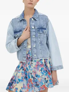 Жакет на пуговицах с бахромой Day Birger Et Mikkelsen, синий