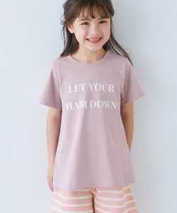 Детская пижама с коротким рукавом Devil Lab ROOM из 100% хлопка Devirock, цвет 001-Logo 1-G Lavender