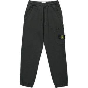 Брюки спортивные с накладкой компас и шнурком STONE ISLAND, серый