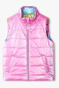 Двухсторонний стеганый жилет цвета радуги Hatley, розовый