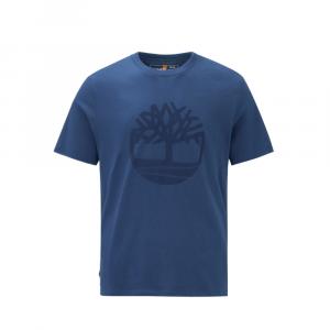 Timberland Футболка мужская Blue Crew Neck Moderate Straight Fit