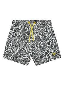 Пляжные шорты regular fit L5GZ01 WG2D2 Guess, черный