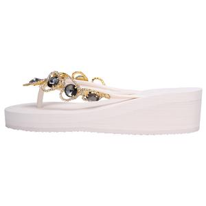 XMISTUO Бесшумные устойчивые к истиранию шлепанцы женские 7460-13 белые [увеличение роста на 6 см удлинение ног], цвет 7460-13 White[6cm Height Increasing Leg Lengthening]