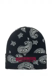 Шапка с узором «пейсли» True Religion, Black