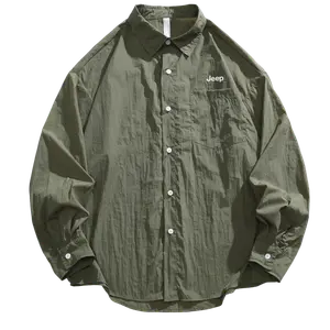 Рубашка унисекс Jeep, зеленый