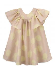 Платье с принтом Lemon Big Dots Knot, нейтральный