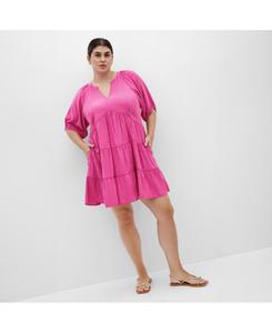 Платье Kara больших размеров CITY CHIC, Magenta