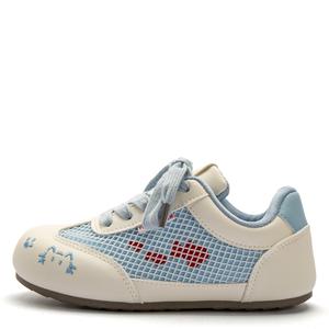 Амортизация, легкие, дышащие лоу-топ скейтборд кроссовки women's Far waves, светло-голубой