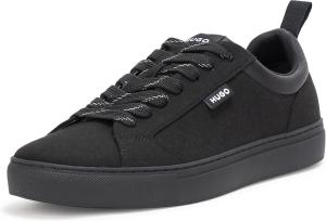 Кроссовки Hugo Mens Morrie с низким профилем, из кожи, дружелюбный стиль, черный