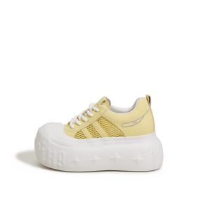 Milan love song Амортизирующие ударопрочные износостойкие женские лоу-топы для скейтбординга желтые, цвет Yellow