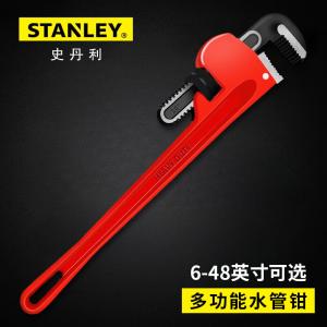 Трубный ключ Stanley, 18-дюймовый водопроводный ключ, горловой ключ, сантехнический трубный ключ, инструмент для ремонта машины 87-625-23