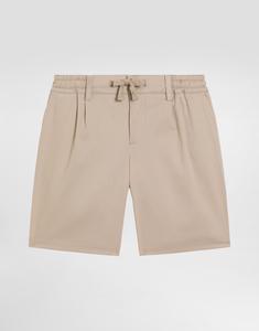 Габардиновые шорты Dolce&Gabbana, бежевый