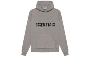 SS21 Трикотаж унисекс темный овсяный Fear Of God Essentials, серый
