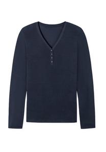 Женская пижама с длинными рукавами Mix+Relax SCHIESSER, цвет 800 Blau