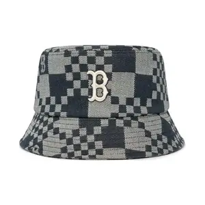 Шапка-ведро Checkerboard Unisex MLB, черный