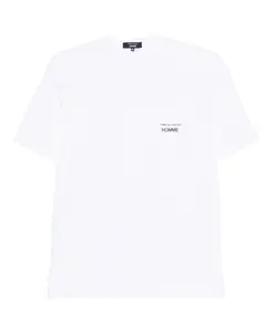 Футболка с логотипом Comme Des Garã§Ons, белый
