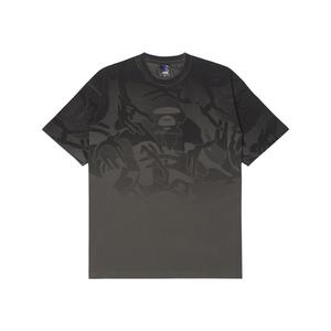 Хлопковая футболка с принтом логотипа Aape, хаки