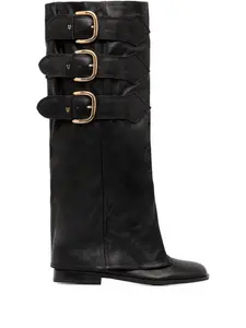 Ботинки с пряжкой в ​​виде якоря Naked Wolfe, черный