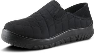 Женские слипоны Flexus Spring Step Mella - водонепроницаемые лоферы из нейлона с захватом для снега - удобная обувь для женщин для улицы, Black