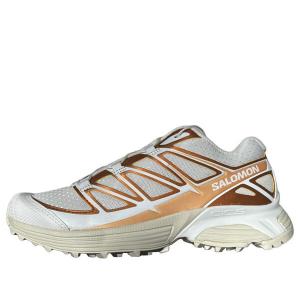 Кроссовки xt-pathway metallic sneakers 'white ftw copper almond milk' 474389 Salomon, белый