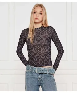 Блузка Диралина_10 Slim fit Hugo, черный