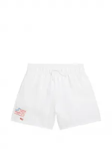 Спортивные шорты с принтом Polo Ralph Lauren Kids, белый