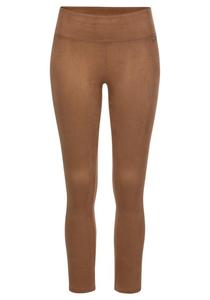 Узкие леггинсы Lascana, бежевый
