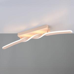 Светодиодный потолочный светильник Reality Leuchten Ginko, утюг/силикон - 1 светлый - бежевый