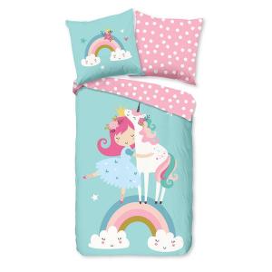 Детское постельное белье Good morning Heaven, хлопок - 135 x 200 см - аква - 135 x 200 см