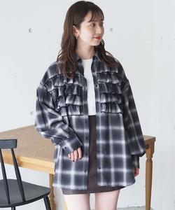 Лучший/Рубашка в клетку с оборками