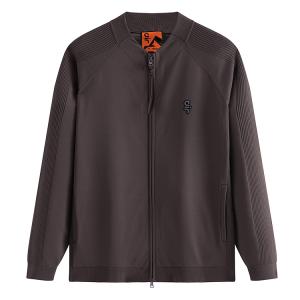 PEACEBIRD MEN Свитер мужской Juniper Purple 1 с круглой горловиной, кардиган умеренной длины