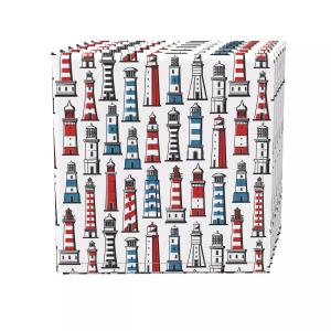 Набор салфеток, 100 % полиэстер, набор из 4 шт., 18x18 дюймов, ретро-маяки