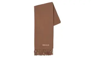 Шарф вязаный унисекс коричневый Acne Studios