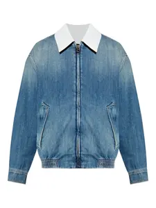 Джинсовая куртка с контрастным воротником LOEWE, синий