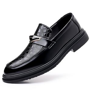 Лоферы мужские черный Jietegongyang