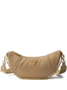 Сумка на плечо Re-Nylon Prada, коричневый