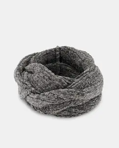 Шарф из шенилла Easy Wear, светло-серый